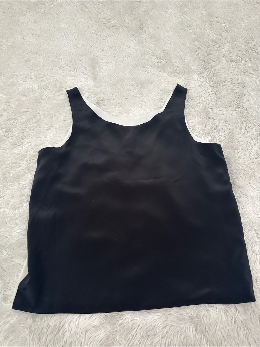 👢 NWT Vintage Dins Ariel Reversible Satin Tank Top